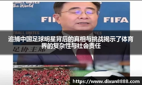 追捕中国足球明星背后的真相与挑战揭示了体育界的复杂性与社会责任